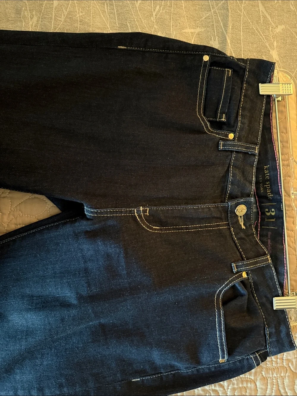 kate spade navy high-rise boyfriend jeans
